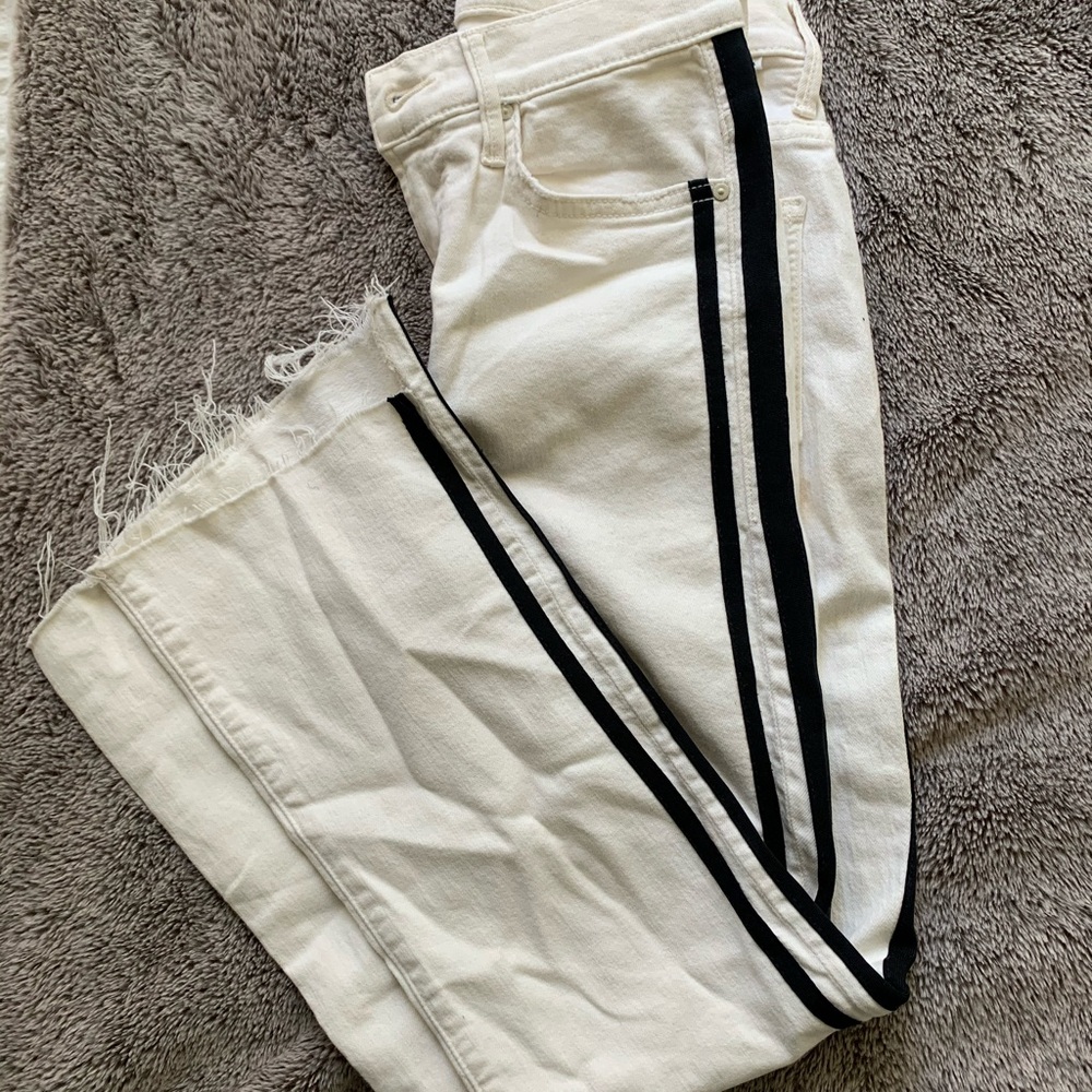 Mother denim stripe jean